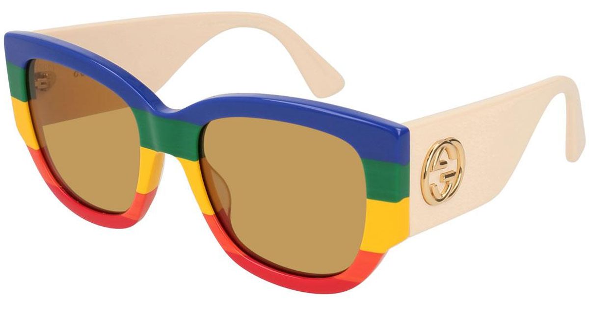 rainbow gucci glasses