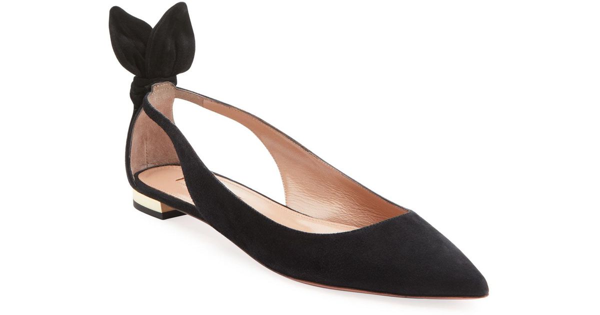 aquazzura deneuve ballet flats