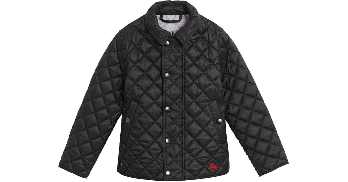 burberry lyle quilted snap jacket