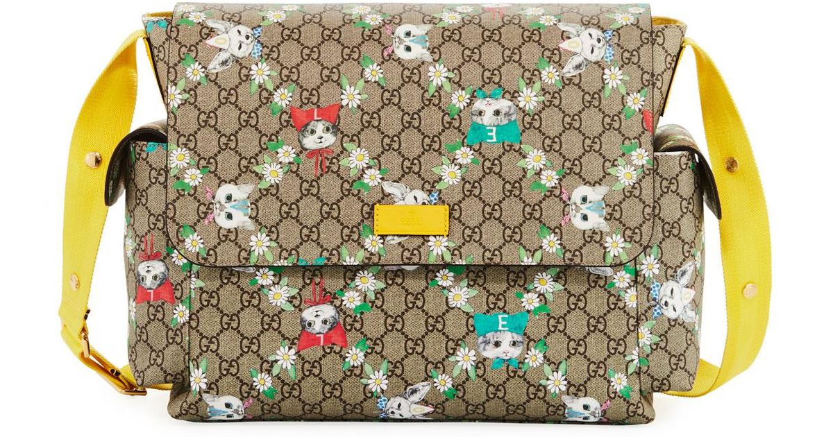 gucci cat diaper bag