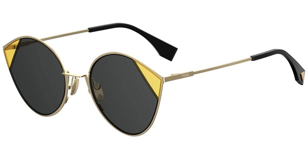 fendi two tone sunglasses
