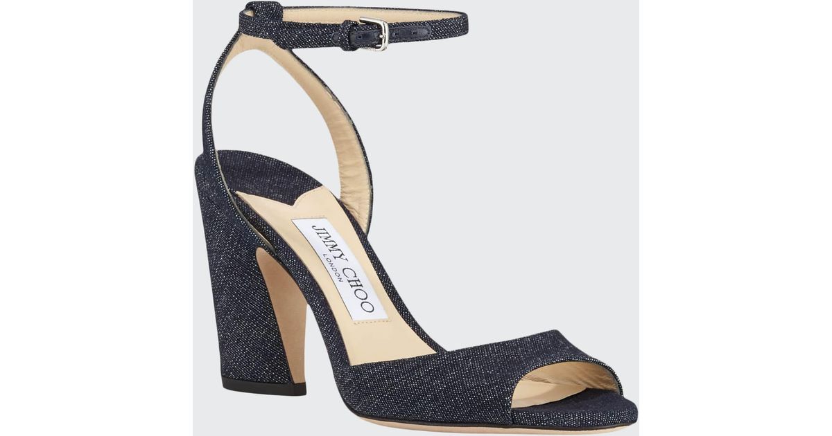 jimmy choo denim pump