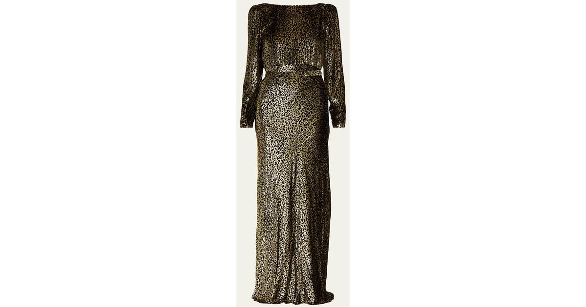 Libertine Vreeland Belted Look Back Gown in Natural | Lyst