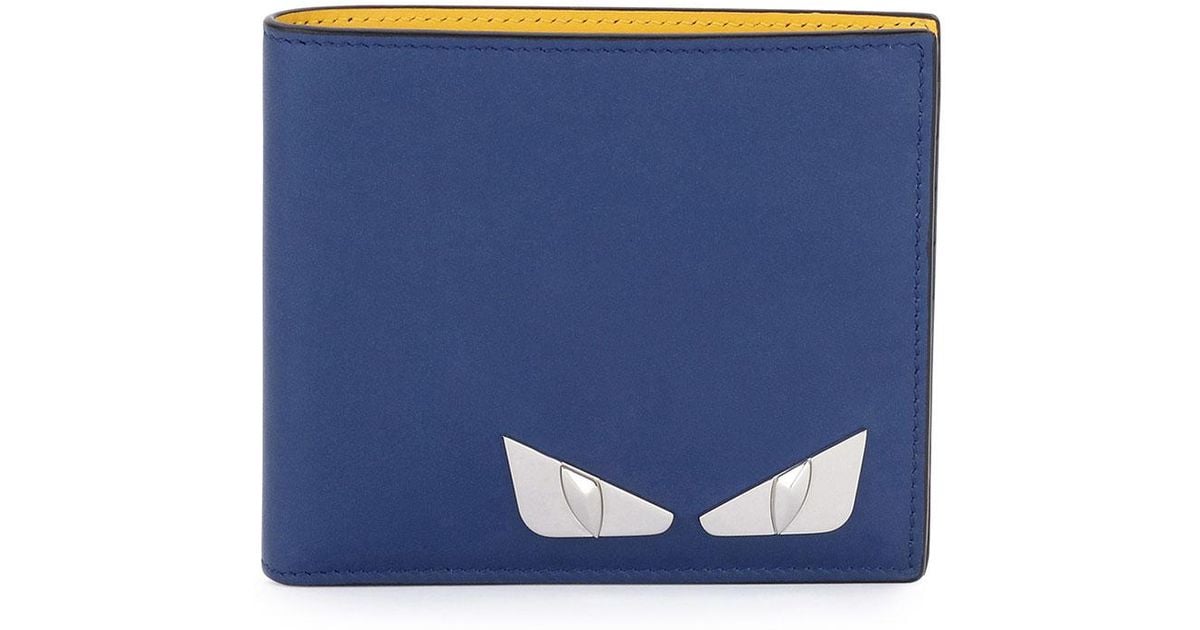fendi wallet blue