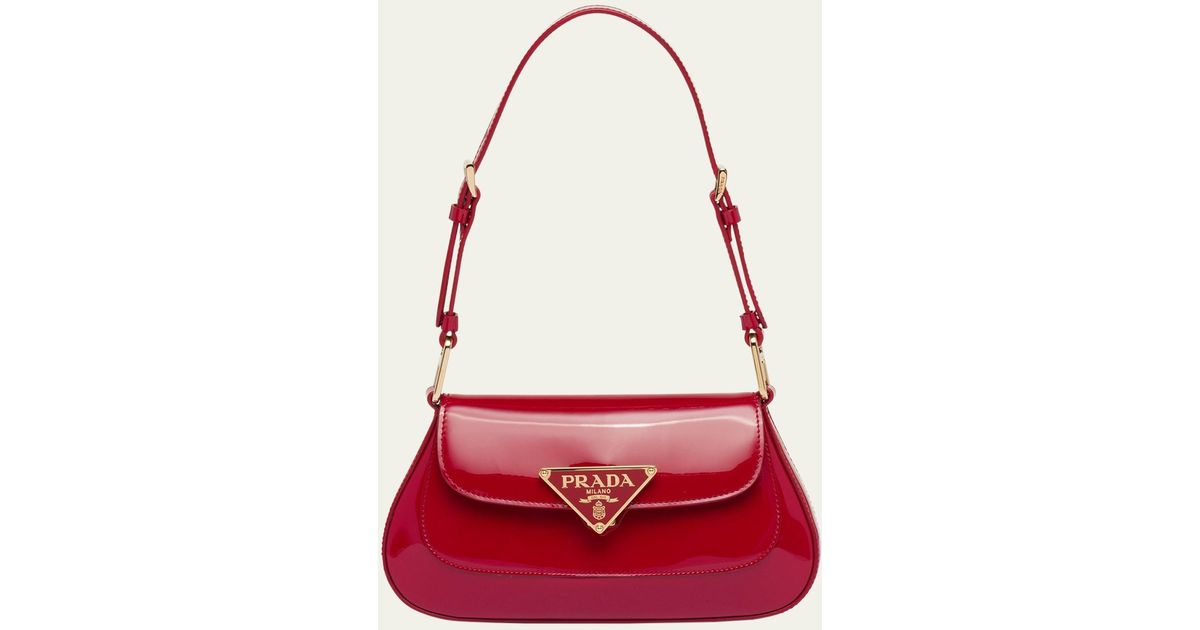 Prada shoulder bag red sale