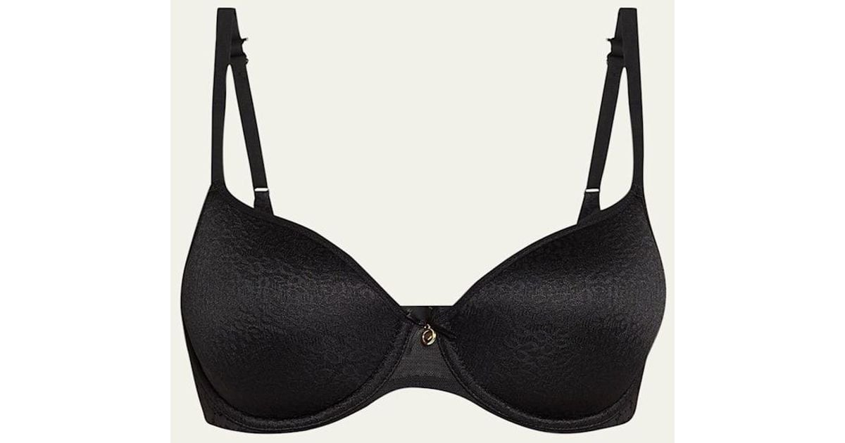 Chantelle Norah Lace Full-Coverage Spacer Bra in Black