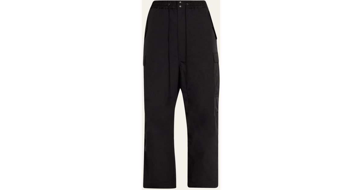 Junya Watanabe Oxford Ripstop Cargo Snowboard Pants in Black for Men | Lyst