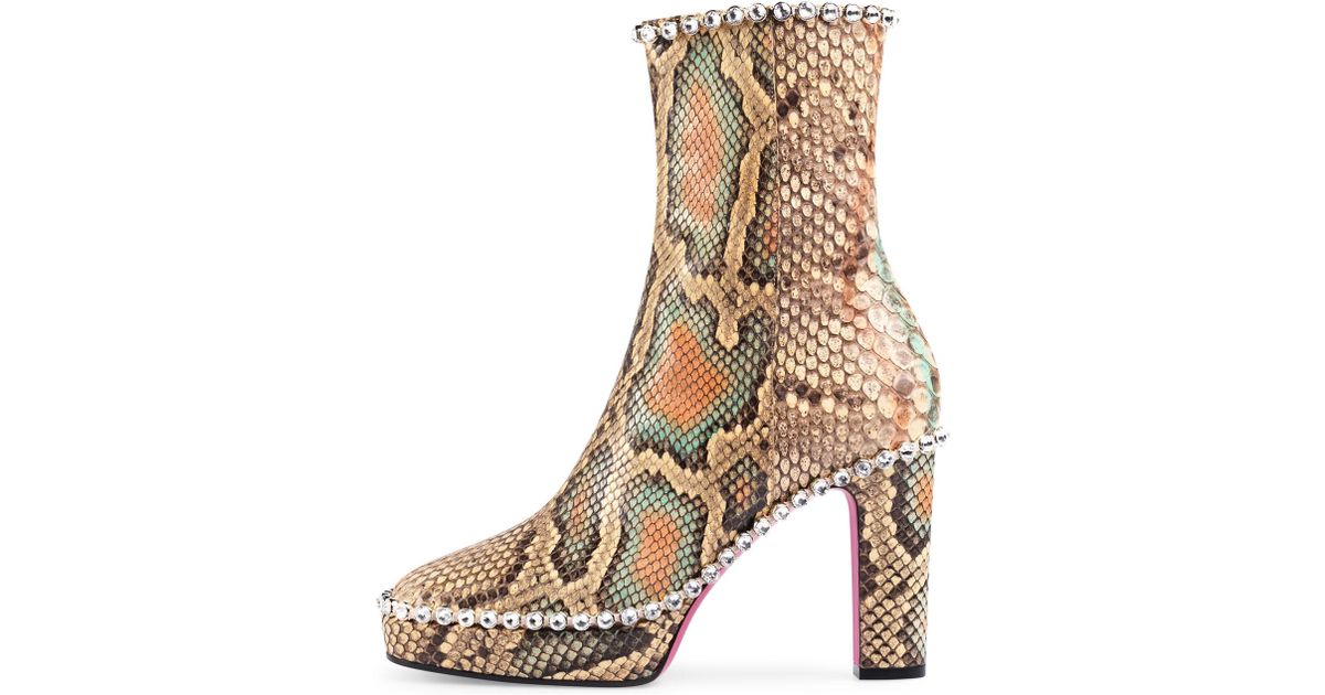 gucci snake booties
