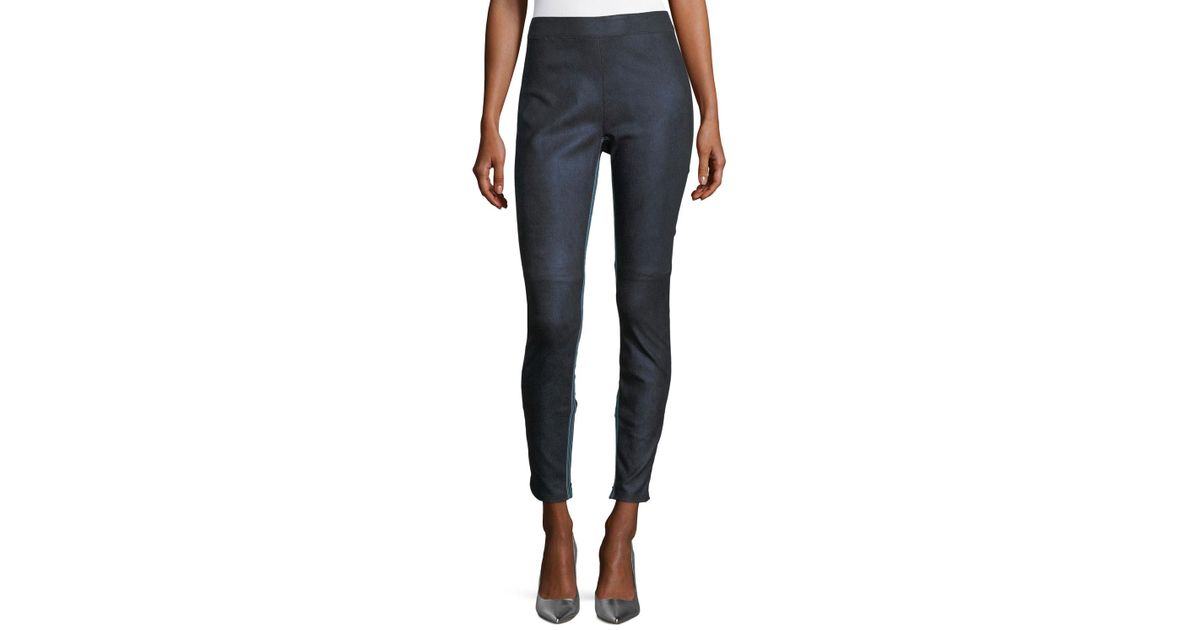 elie tahari leather pants