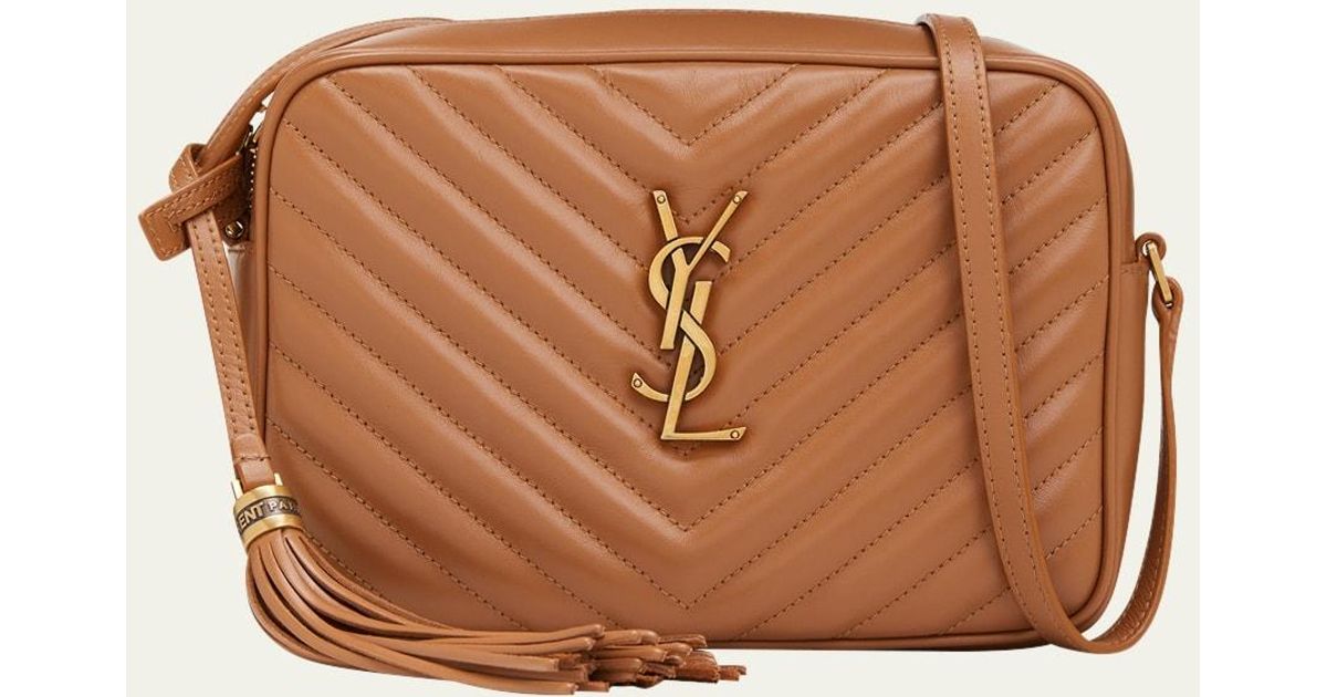 Saint Laurent Lou Medium Ysl Quilted Camera Crossbody Bag With Pocket
