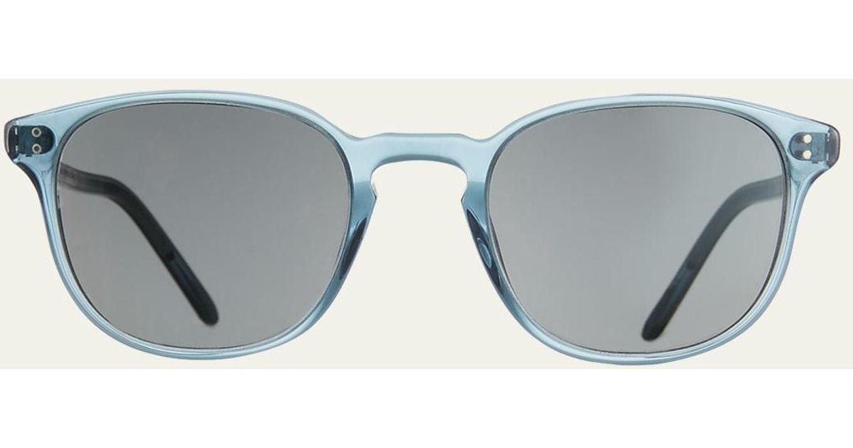 Oliver Peoples Fairmont Acetate Sunglasses in Gray for Men | Lyst