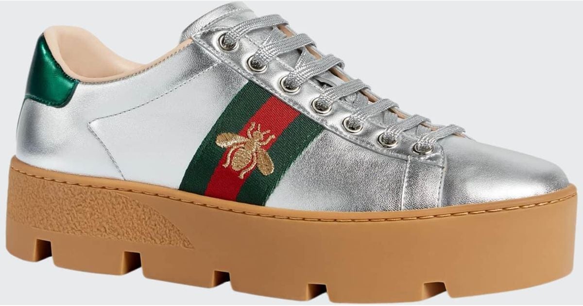 mens gucci platform sneakers