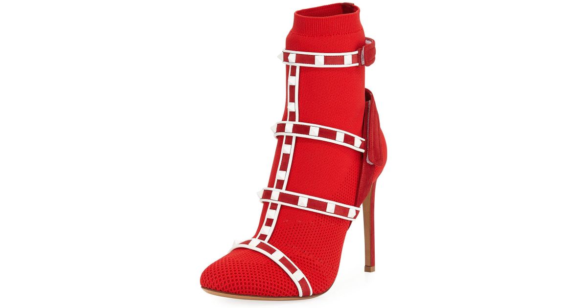 valentino rockstud bodytech bootie