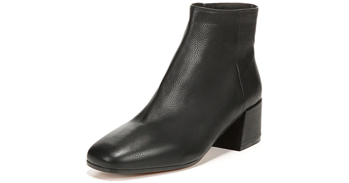 vince leather booties