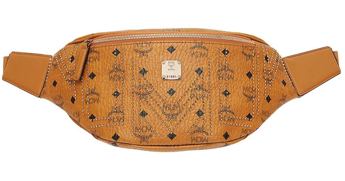 mcm studded belt