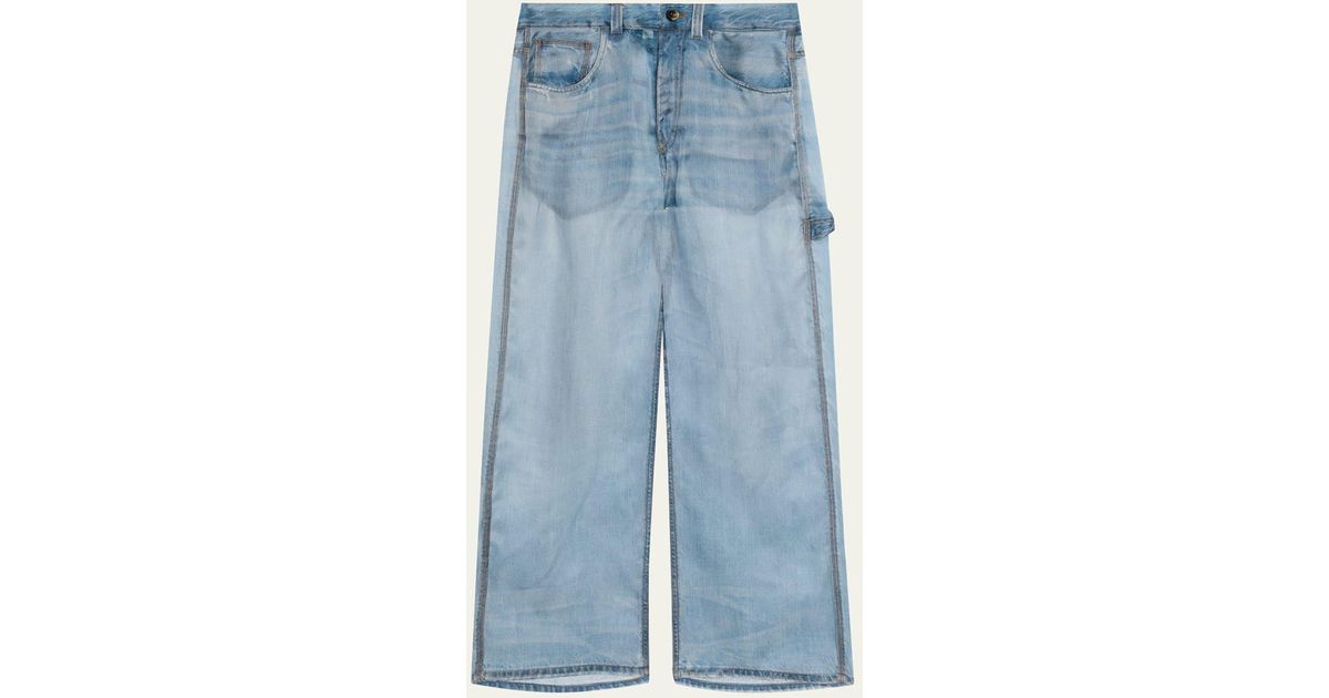 デニム・ジーパン HAIKURE WINONA LOOSE-FIT JEANS IN DENIM HAIKURE Winona Loose Jeans - Bergdorf Goodman