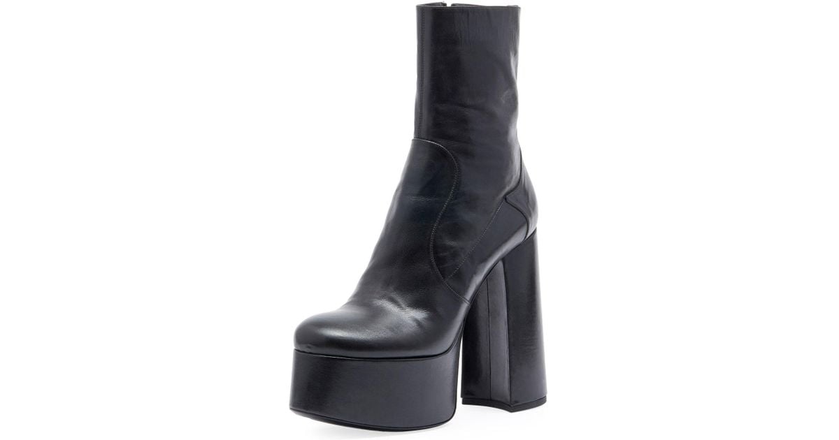 billy kangaroo leather platform boot