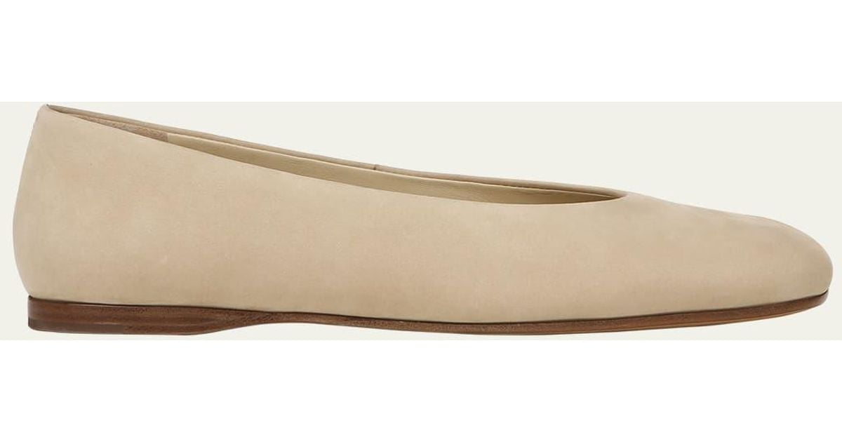 vince cadya leather slingback ballerina flats