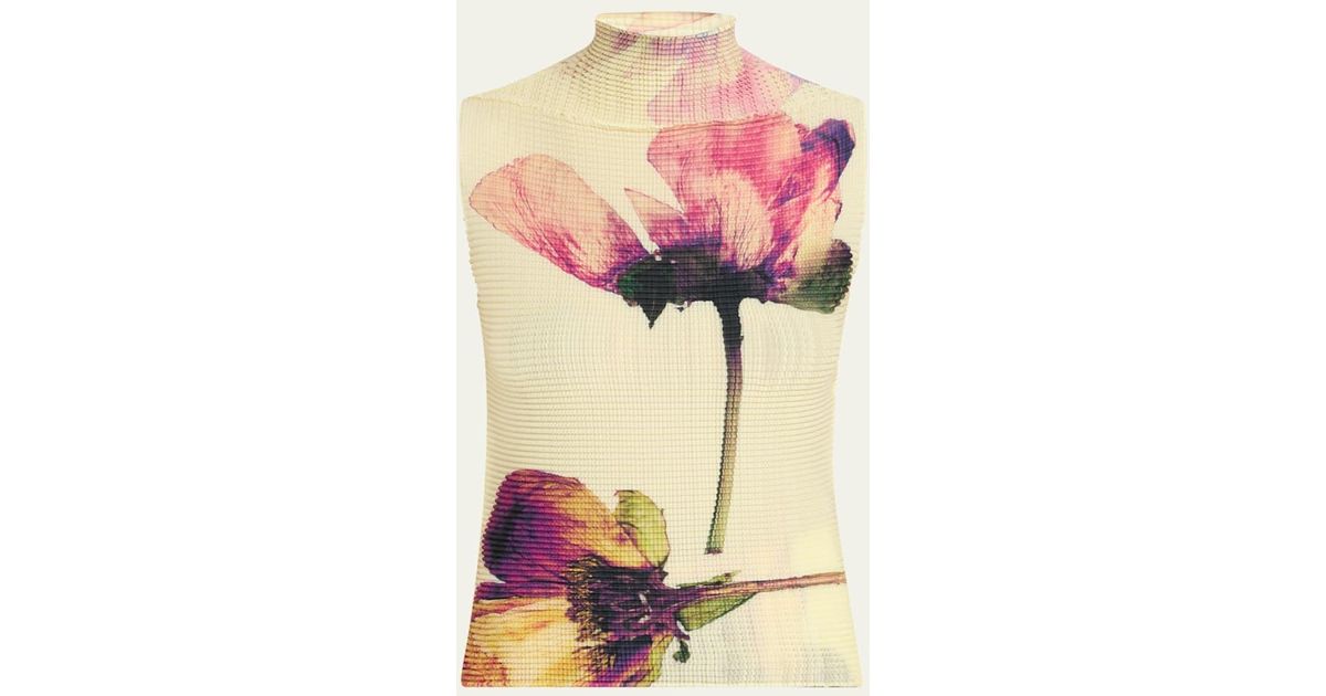 ISSEY MIYAKE Pressed Flora スカート ピオニー　タグ付 Pressed Flora Pleats Long Dress in Peony by Issey Miyake