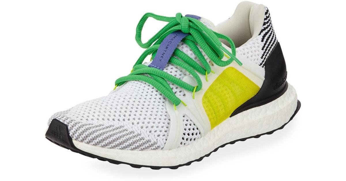 adidas by stella mccartney ultraboost colorblock stretch knit sneakers