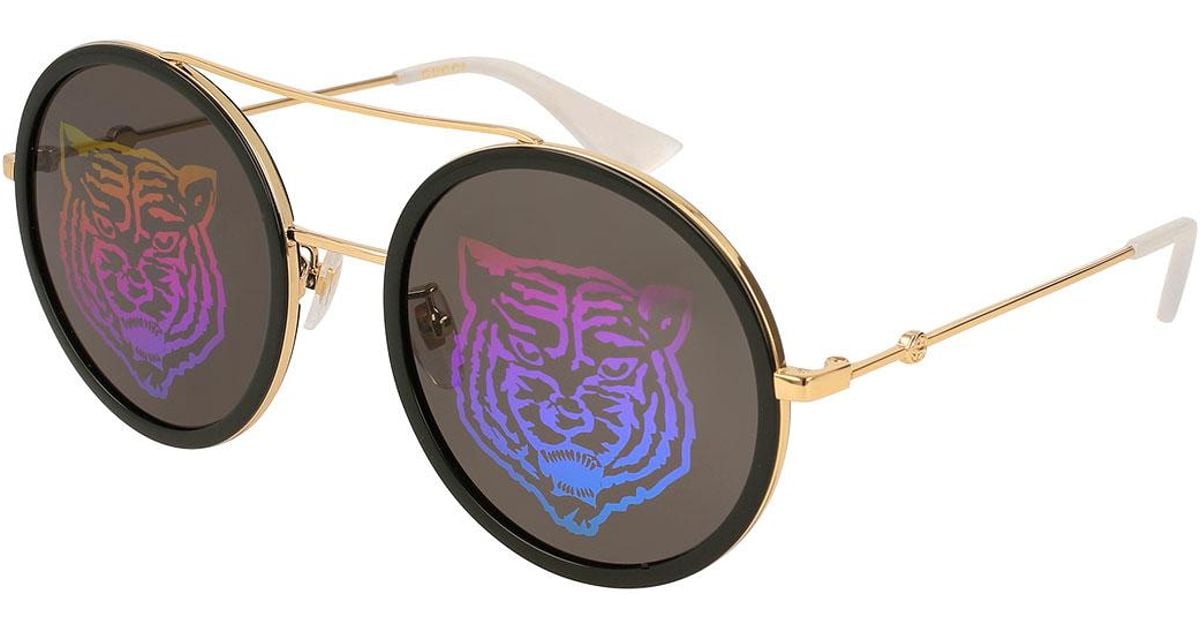 Gucci Tiger Round Sunglasses Cheap Sale, 52% OFF | www.colegiogamarra.com