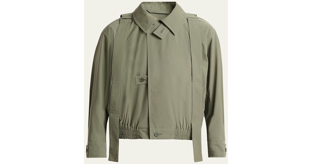 Homme Plissé Issey Miyake Parachute Strap Wind-Resistant Jacket in