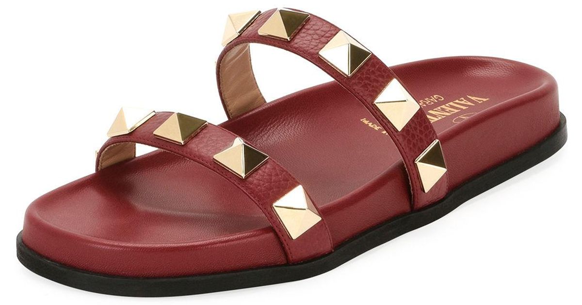 valentino double strap sandal