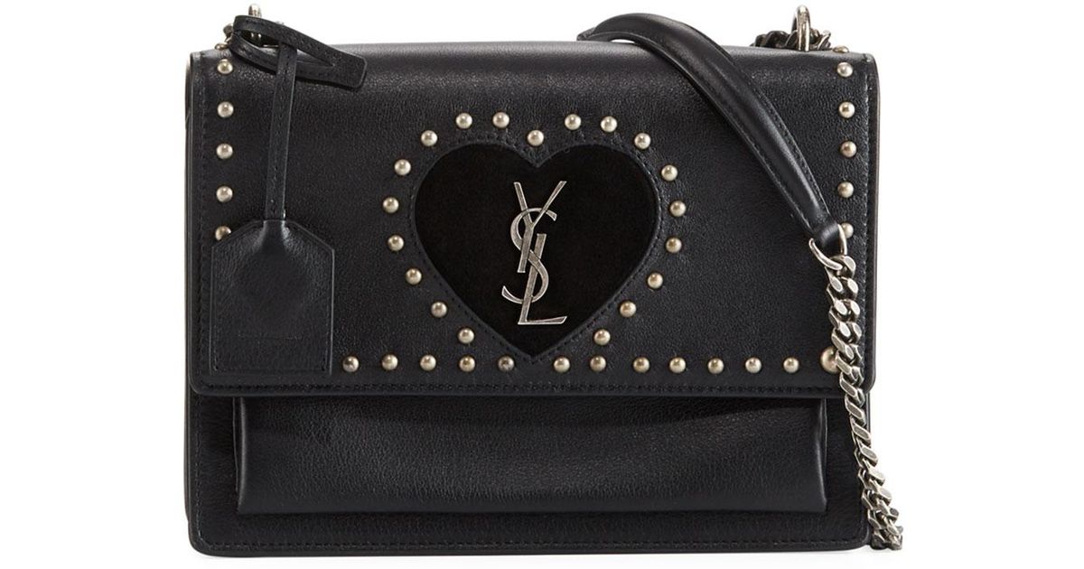 ysl studded sunset bag