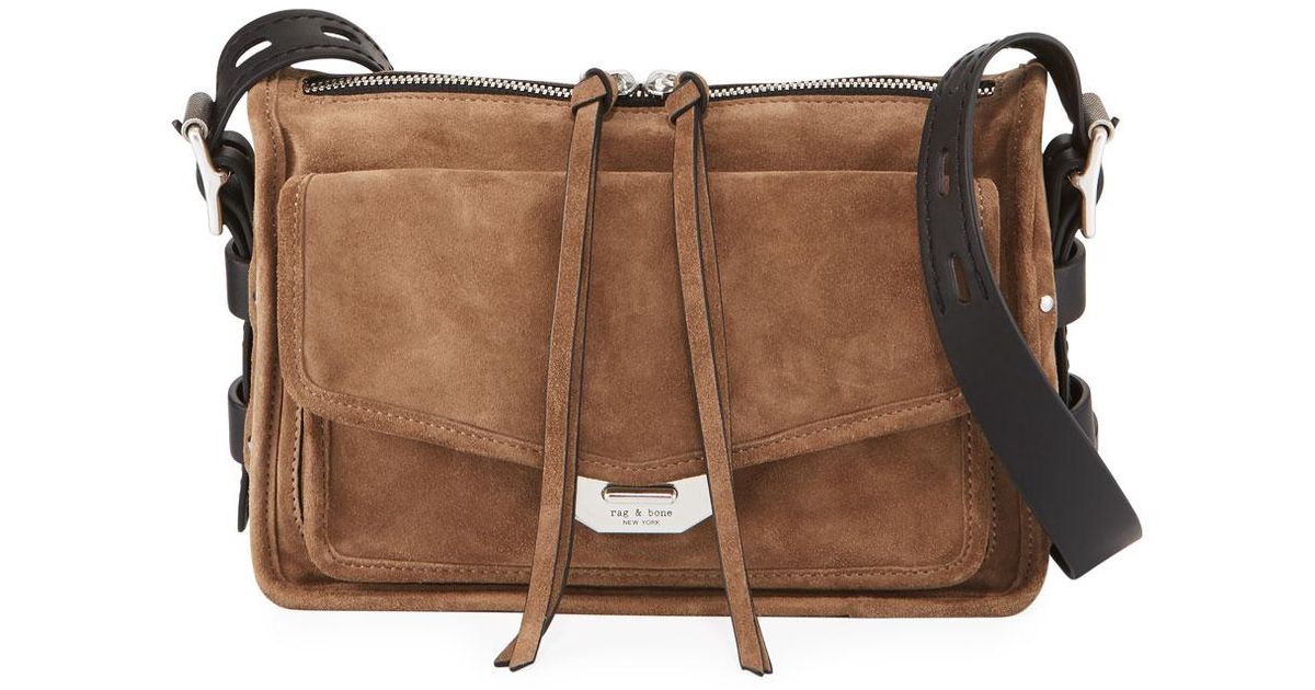 Lyst Rag Bone Small Field Messenger Bag In Gray