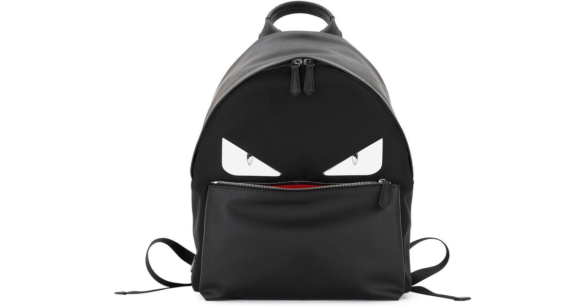 fendi monster eyes backpack