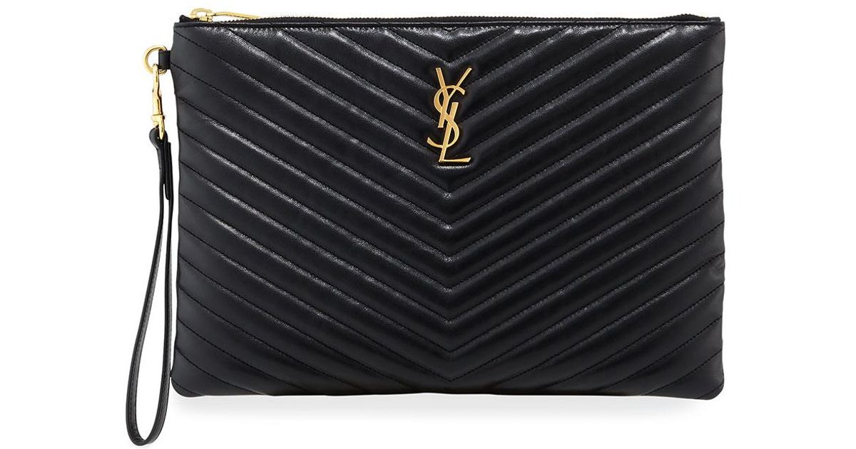 ysl quilted monogram bag
