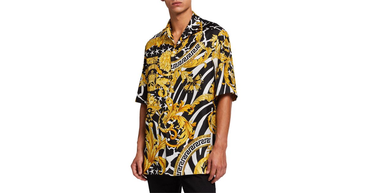 versace short sleeve shirt