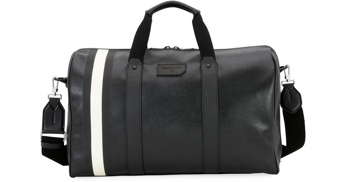 faux leather weekender
