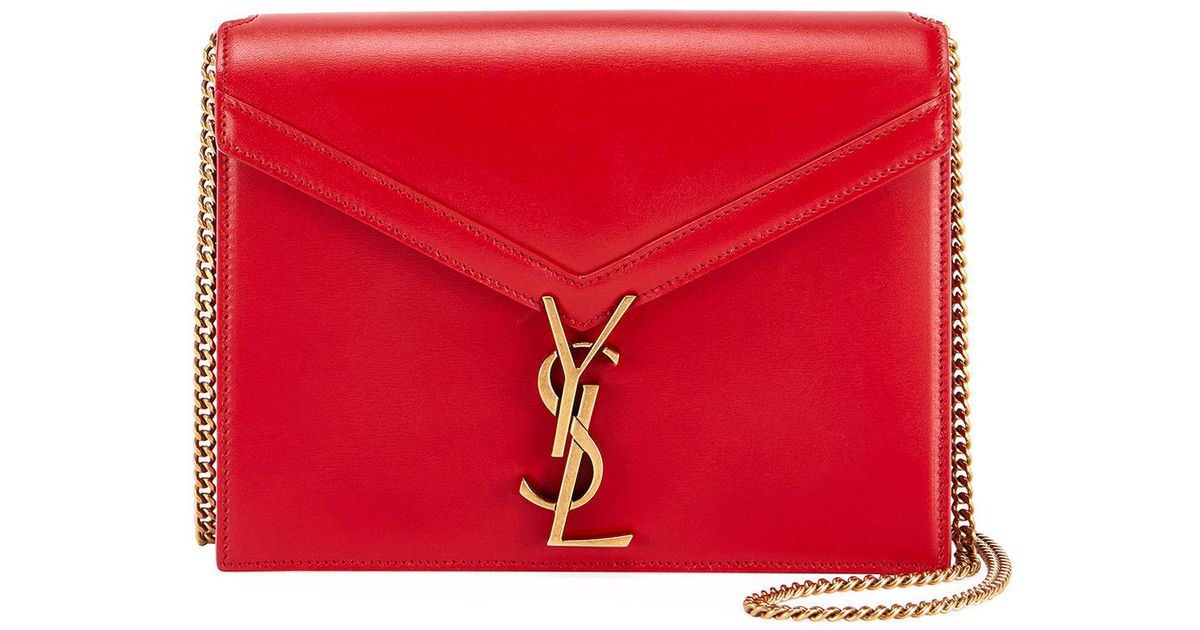 ysl red crossbody bag