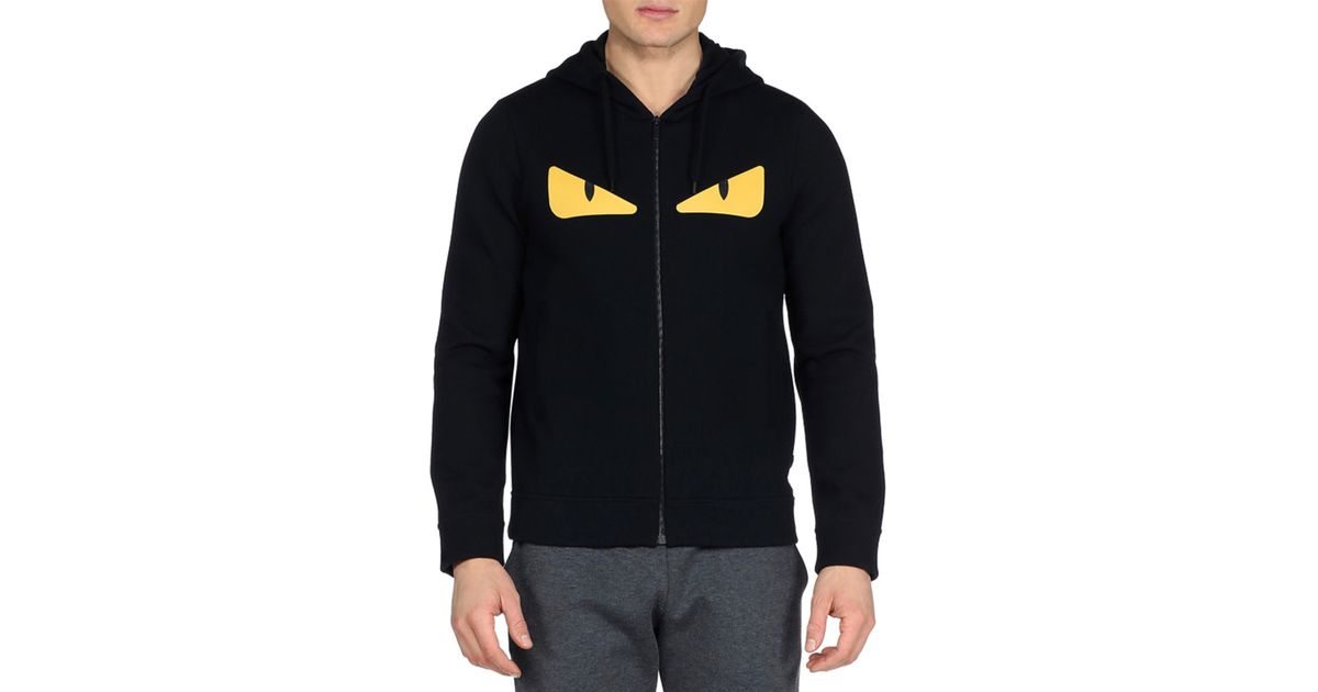 fendi monster eyes hoodie