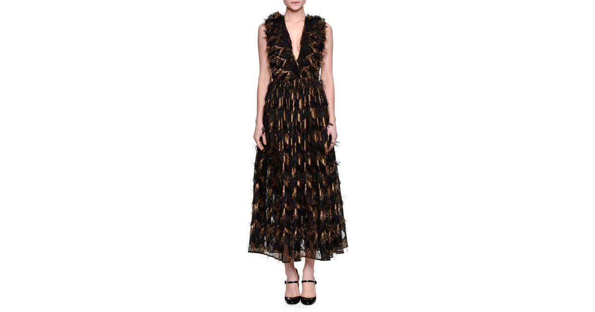 Dolce & Gabbana Ruched Lace and Tulle Dress in Black - Lyst