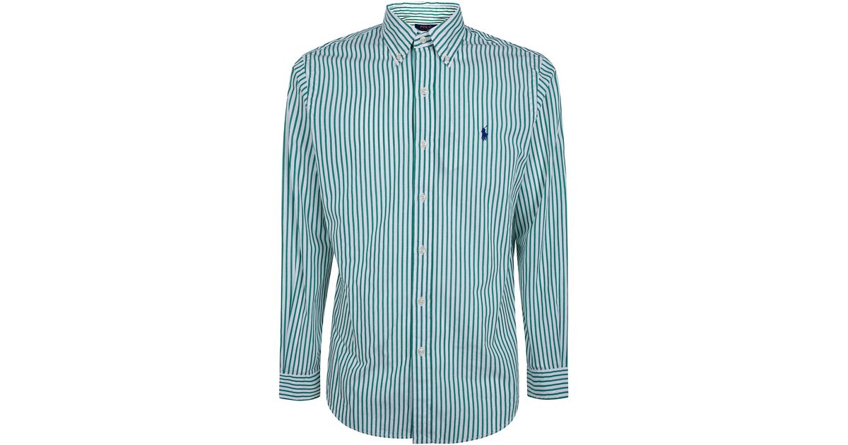 Polo Ralph Lauren Long Sleeves Sport Stripes Shirt in Blue for Men ...