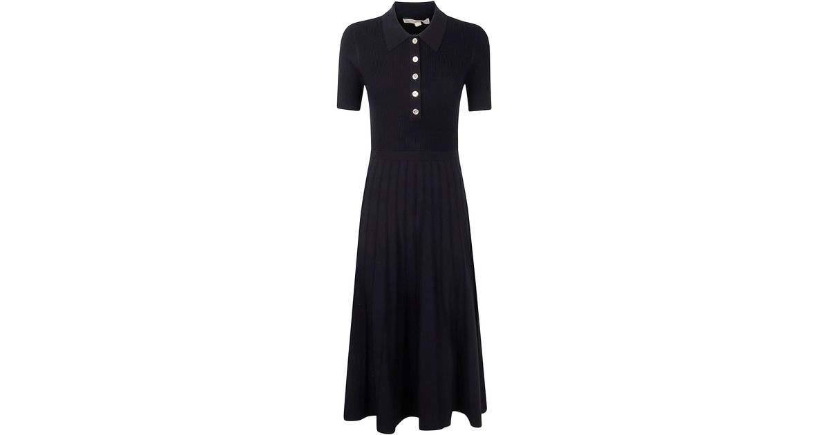 MICHAEL Michael Kors Fit Flare Polo Dress in Blue | Lyst MICHAEL Michael Kors Fit Flare Polo Dress in Blue | Lyst