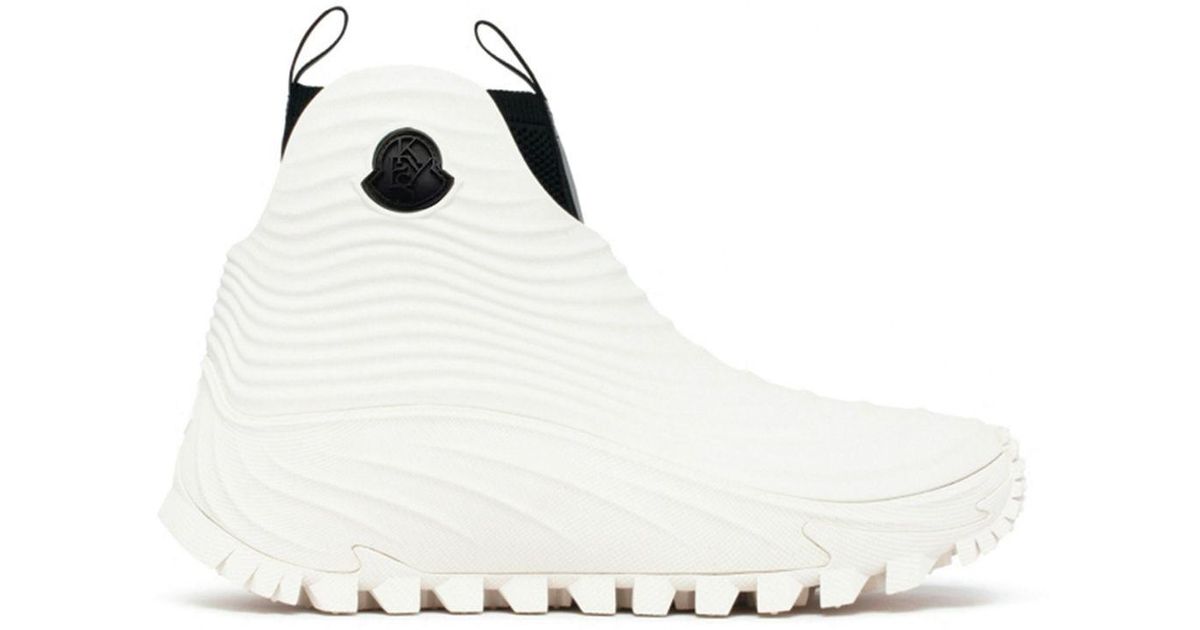 MONCLER ALICIA KEYS Water High Rain Boots in White Lyst
