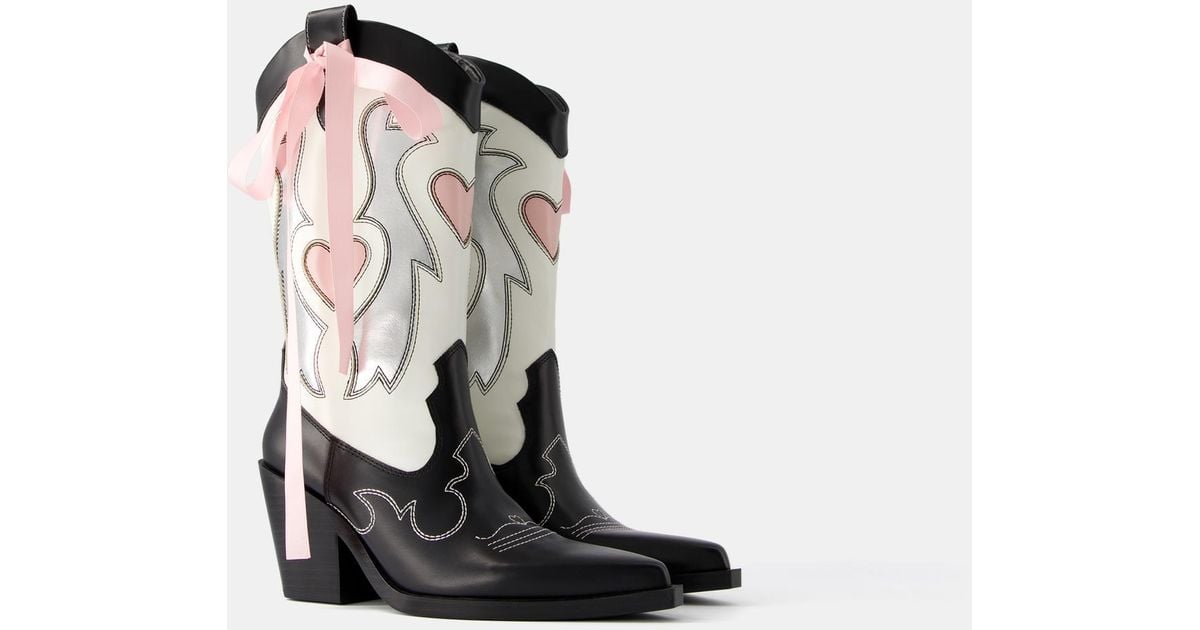 Bershka cowboy boots sales