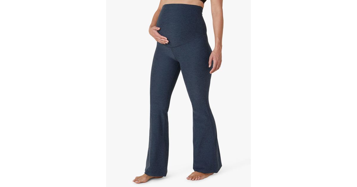 Beyond Yoga Spacedye All Day Flare Maternity Pant in Blue Lyst