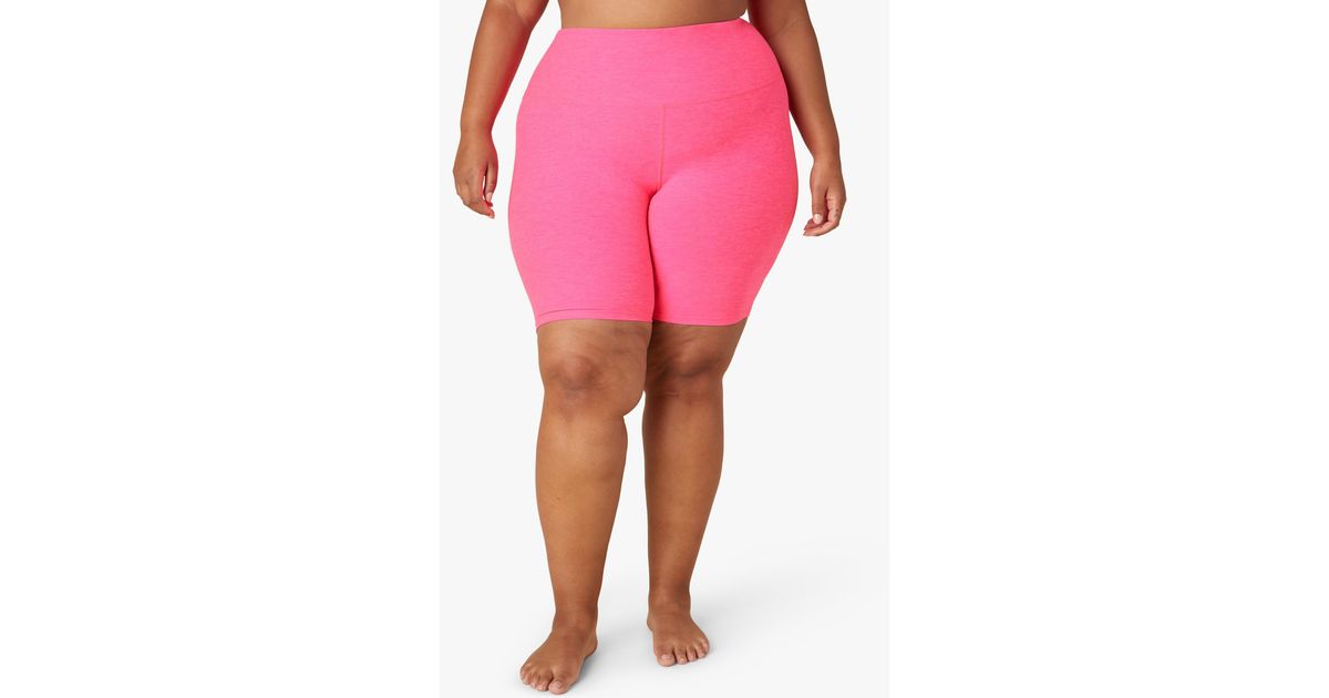 pink yoga bike shorts