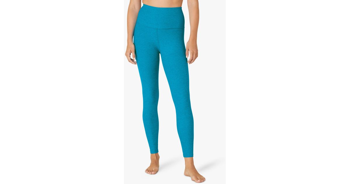 Beyond Yoga Spacedye Caught In The Midi High Waisted Legging in Blue Lyst