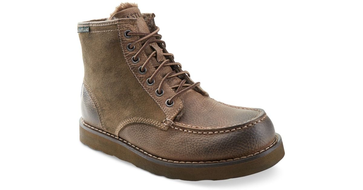 Eastland shoe Eastland Lumber Up Boots in Brown for Men (Natural) | Lyst
