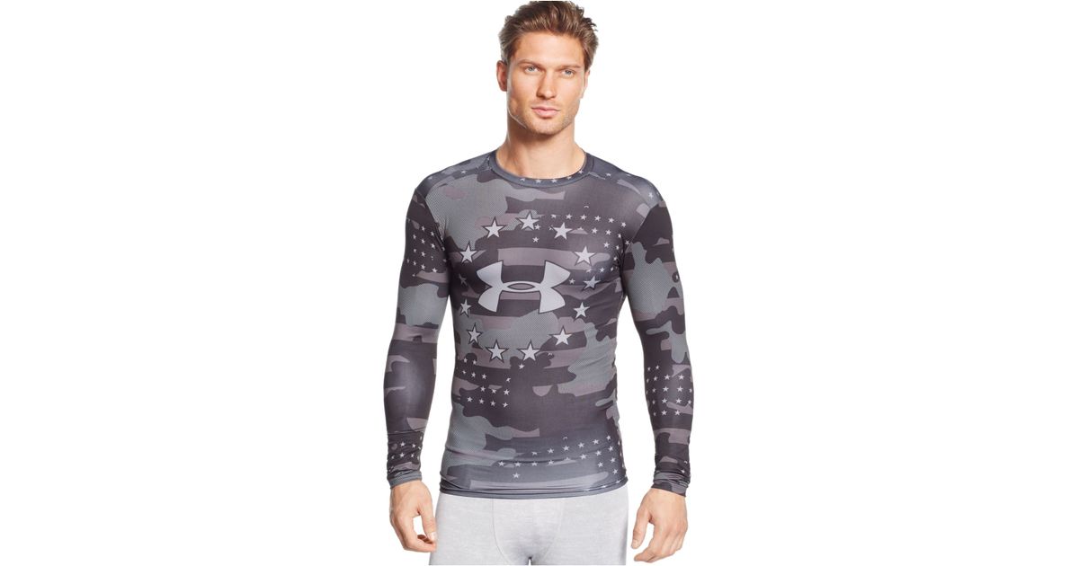 under armour heatgear camo shirt