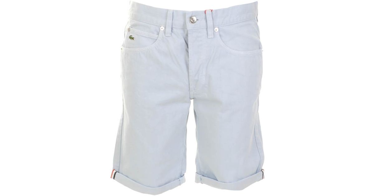 lacoste jean shorts