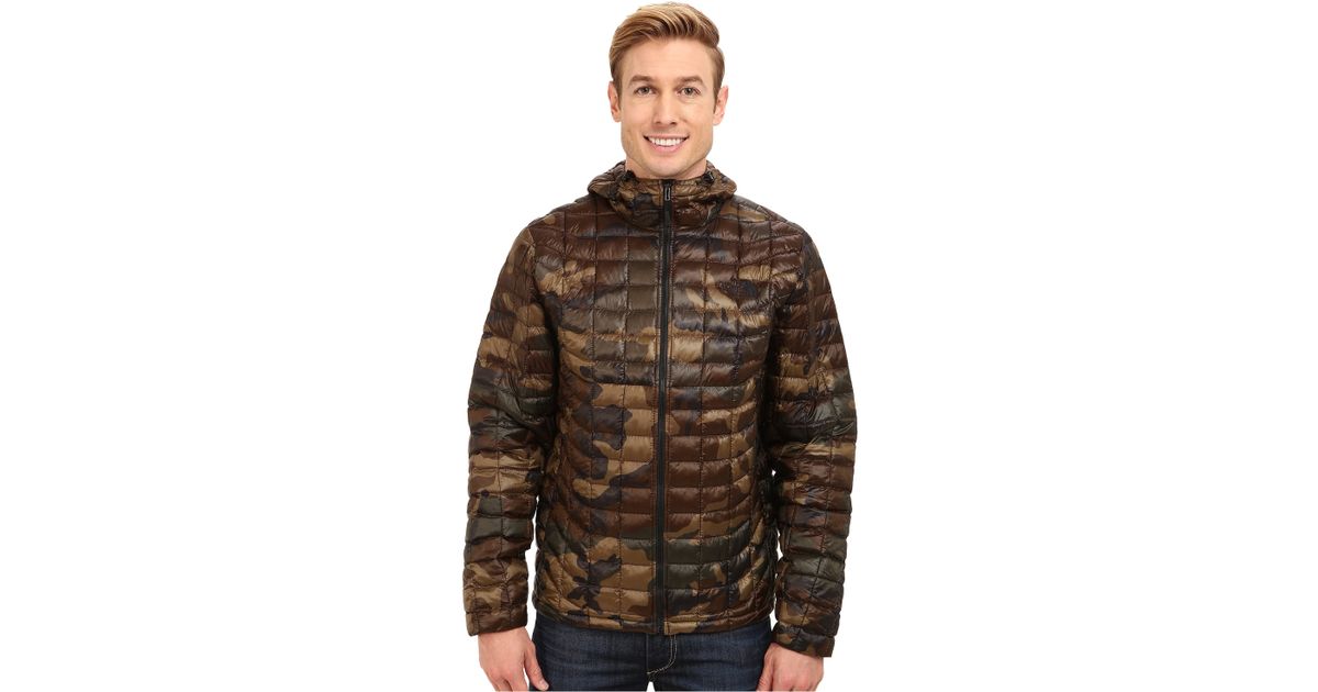 north face thermoball hoodie camo