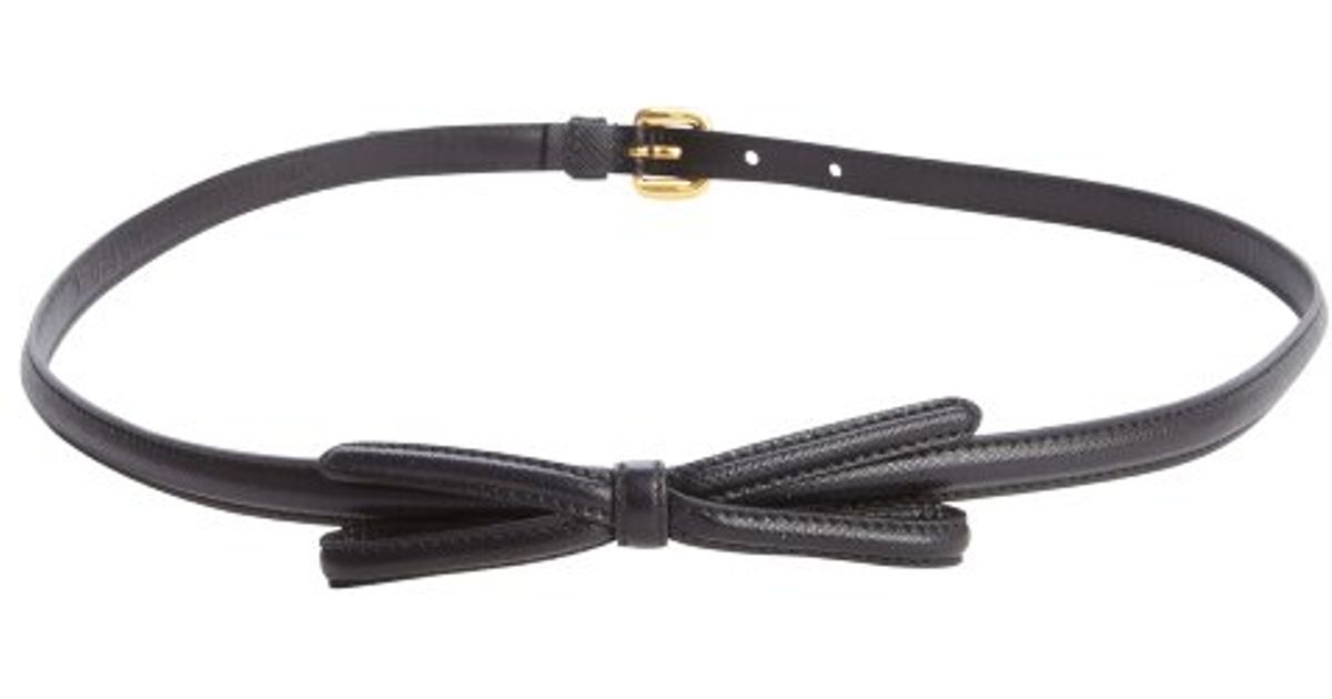 prada green patent leather belt  