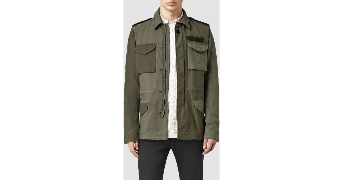 allsaints khaki jacket