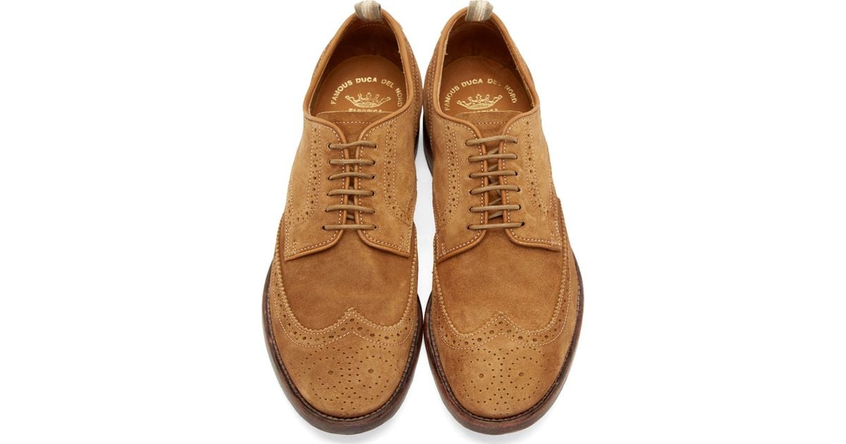 beige brogues